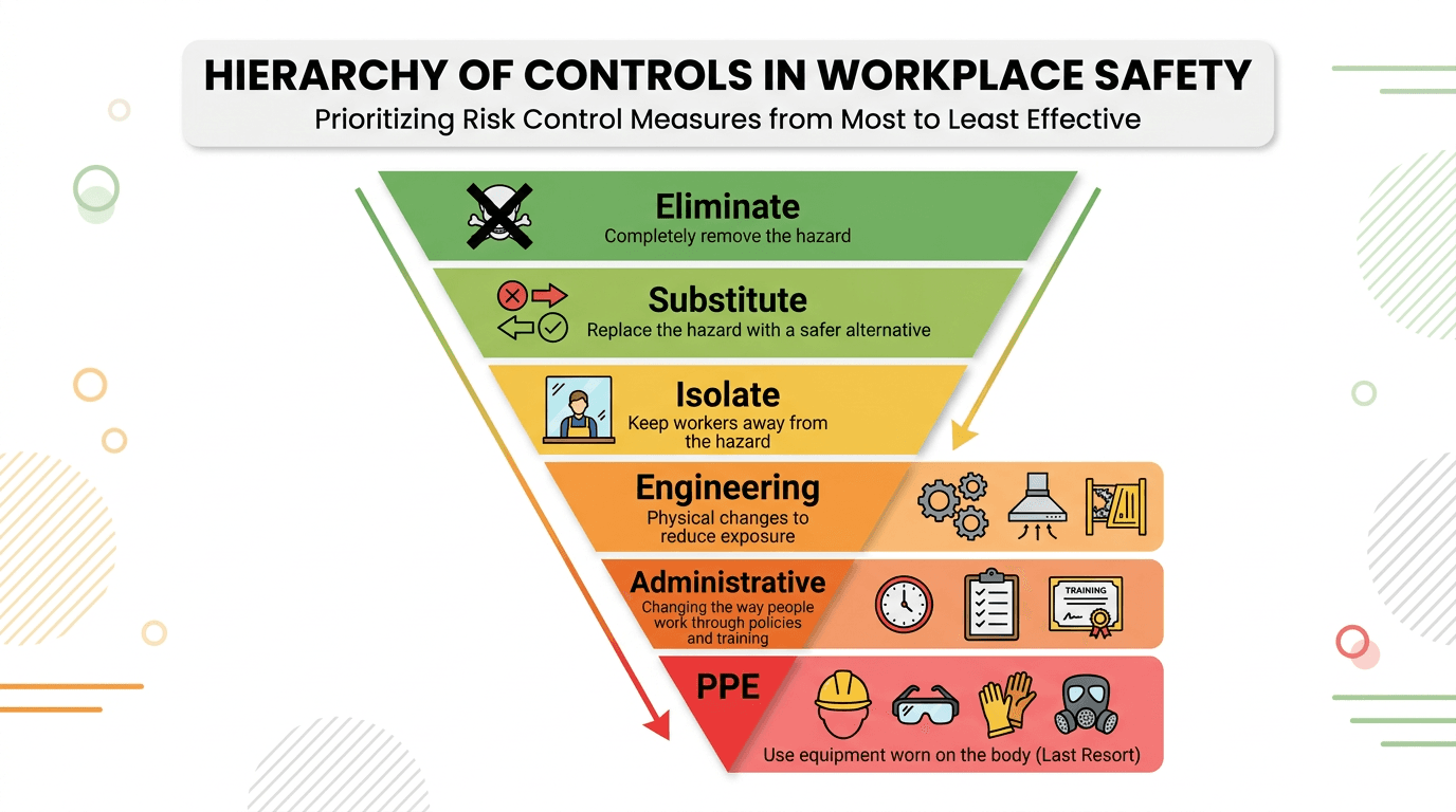 The Hierarchy of Controls Explained: A Practical Guide for Australian Workplaces