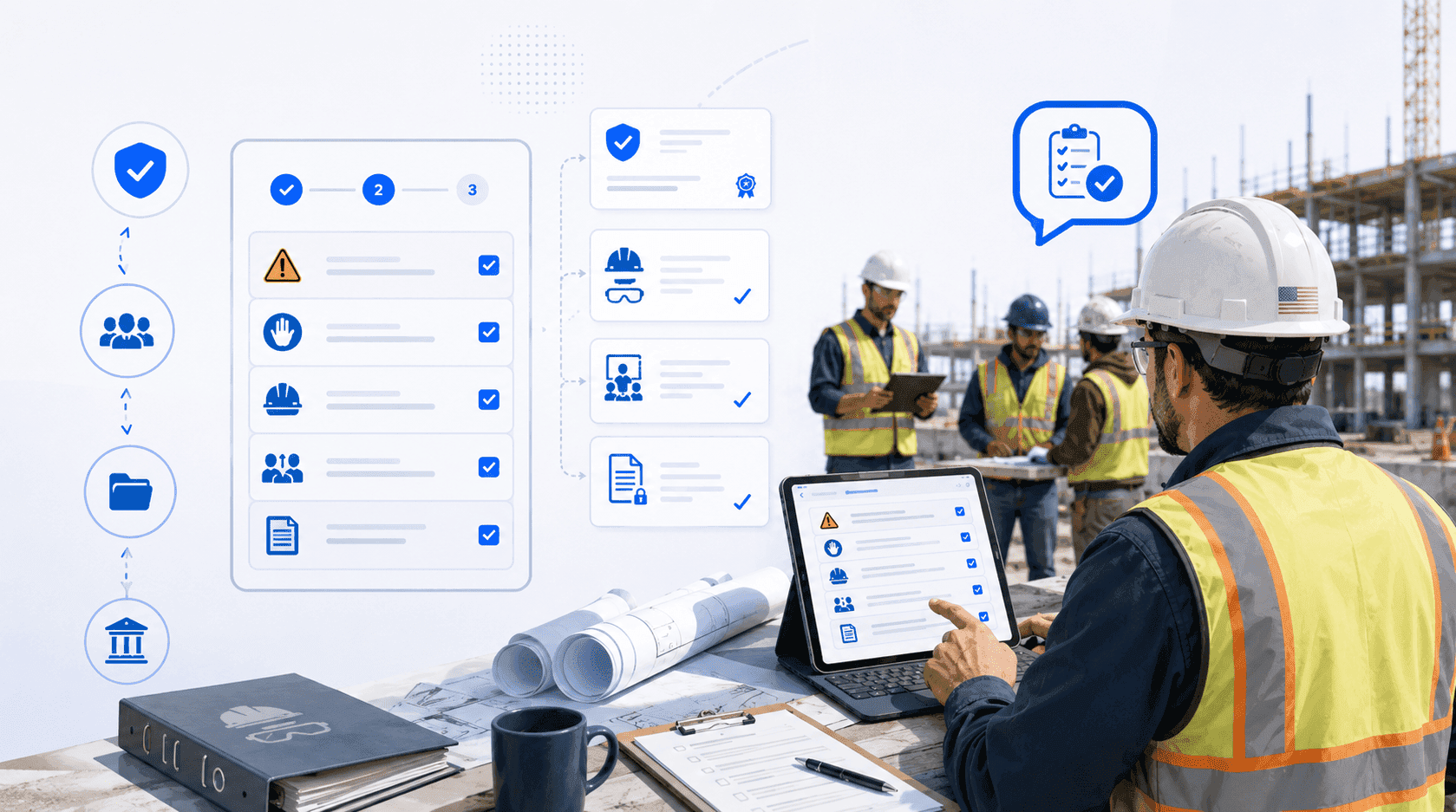 Step-by-step job hazard analysis worksheet for construction supervisors